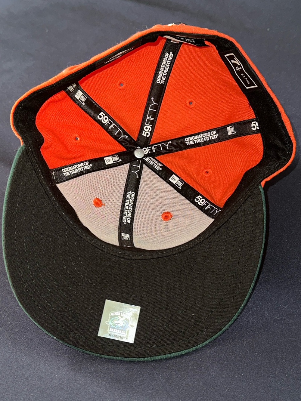 Greensboro Grasshoppers Fitted Hat - Size 7 1/4 - Picture 2 of 2